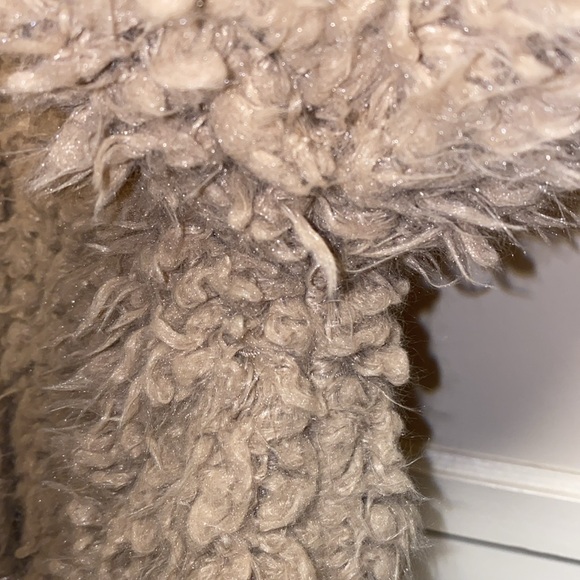 Zara Basic Outerwear Small Texture Coat With Hood Color Mink - Picture 9 of 13